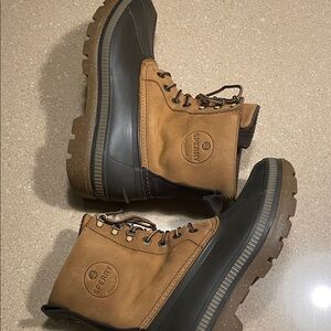 Sperry Men's Brown and Black Waterproof Boots